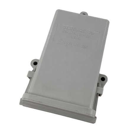 James King Box, License, Holder, No. Xenoy, Outside Size, 5.25 In. X 7 In. X 2 In., Complete 350